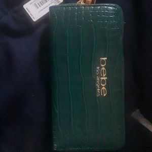 Bebe Los Angeles Trina CrocoWALLET